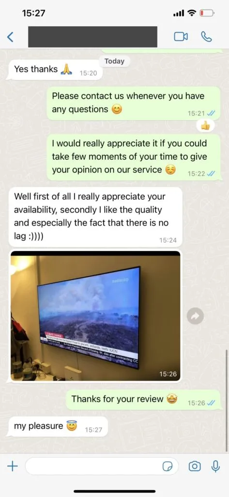 Instant Activation Credentials Delivered - StreamQTV WhatsApp Experience