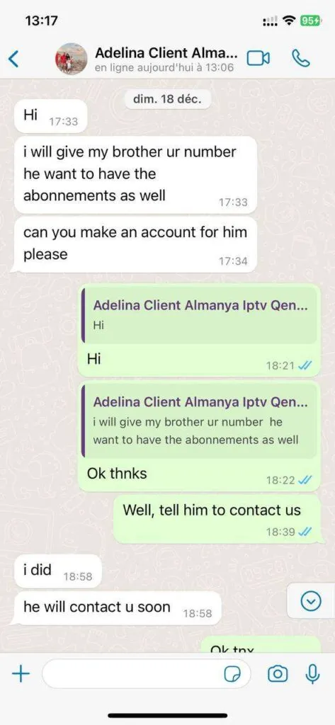 4K Sports Channel Verification Chat - StreamQTV WhatsApp Experience